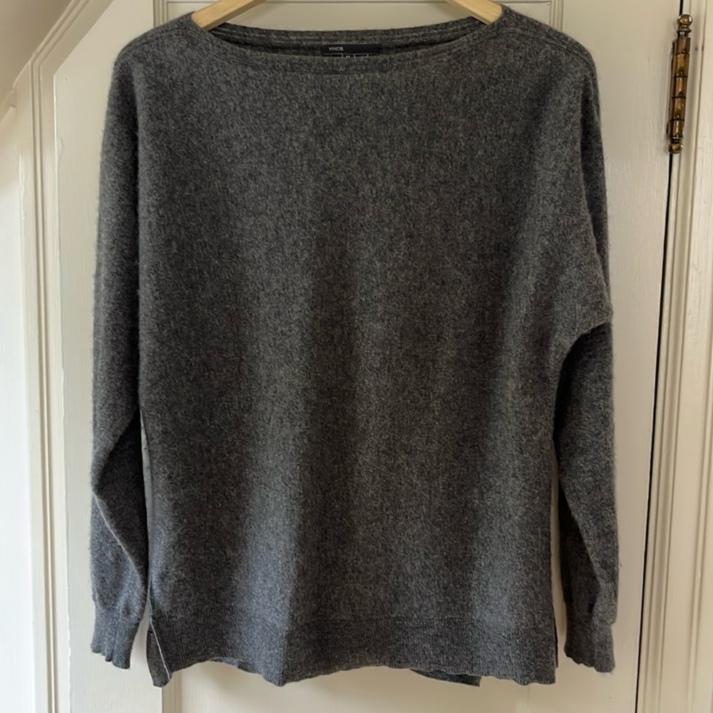 Vince Cashmere Boatneck Sweater